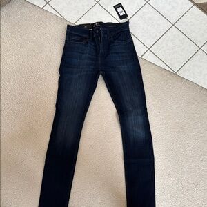 7 For All Mankind Blue Skinny Jeans